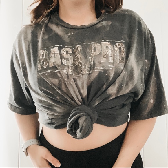 Tops - 🌵Bleach-Dyed “Bass Pro Shops” Tee